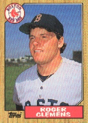 1987 Topps Baseball Cards      340     Roger Clemens
